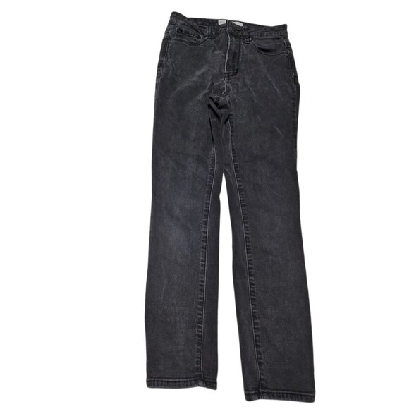 RSQ High Rise Ankle Skinny Jeans Womens Size 3 Black Denim Pants Juniors - Picture 2 of 5